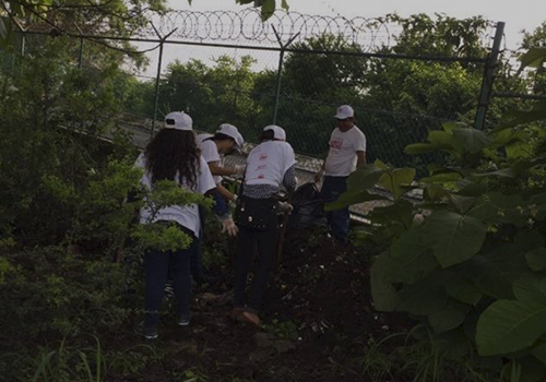 Limpieza del Parque Industrial en Puerto Chiapas
