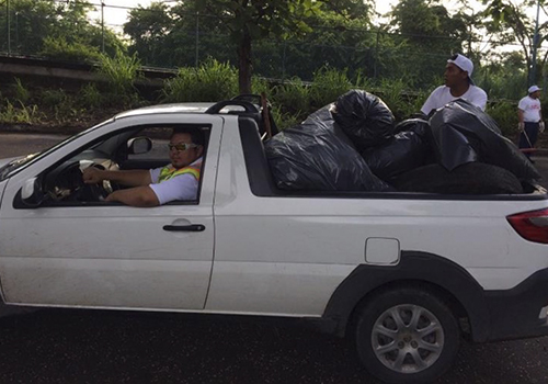 Limpieza del Parque Industrial en Puerto Chiapas