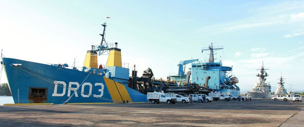 Inicio de la primera fase de dragado en Puerto Chiapas