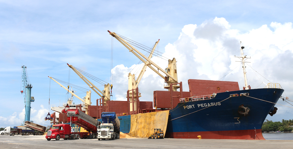 API Puerto Chiapas y Grupo SUVEMO realizan limpieza a las áreas colindantes del recinto portuario