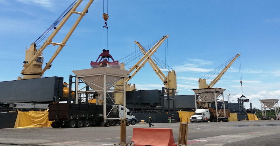 Arribó por primera vez el Buque Granelero Midland Trader, para descargar 26,069 ton. de maíz blanco en Puerto Chiapas