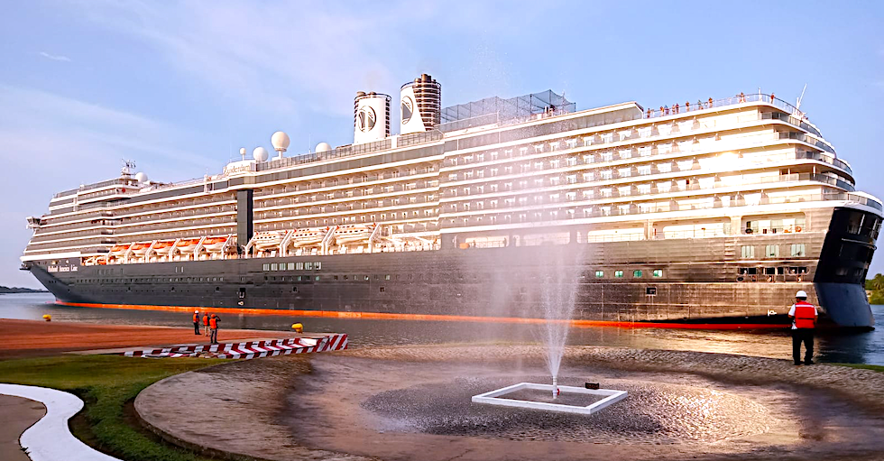 ZUIDERDAM Tercer crucero en Puerto Chiapas