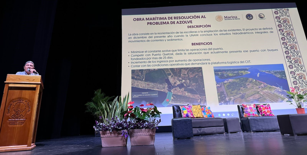 La Administración del Sistema Portuario Nacional Puerto Chiapas participó en la semana de la ingenieria