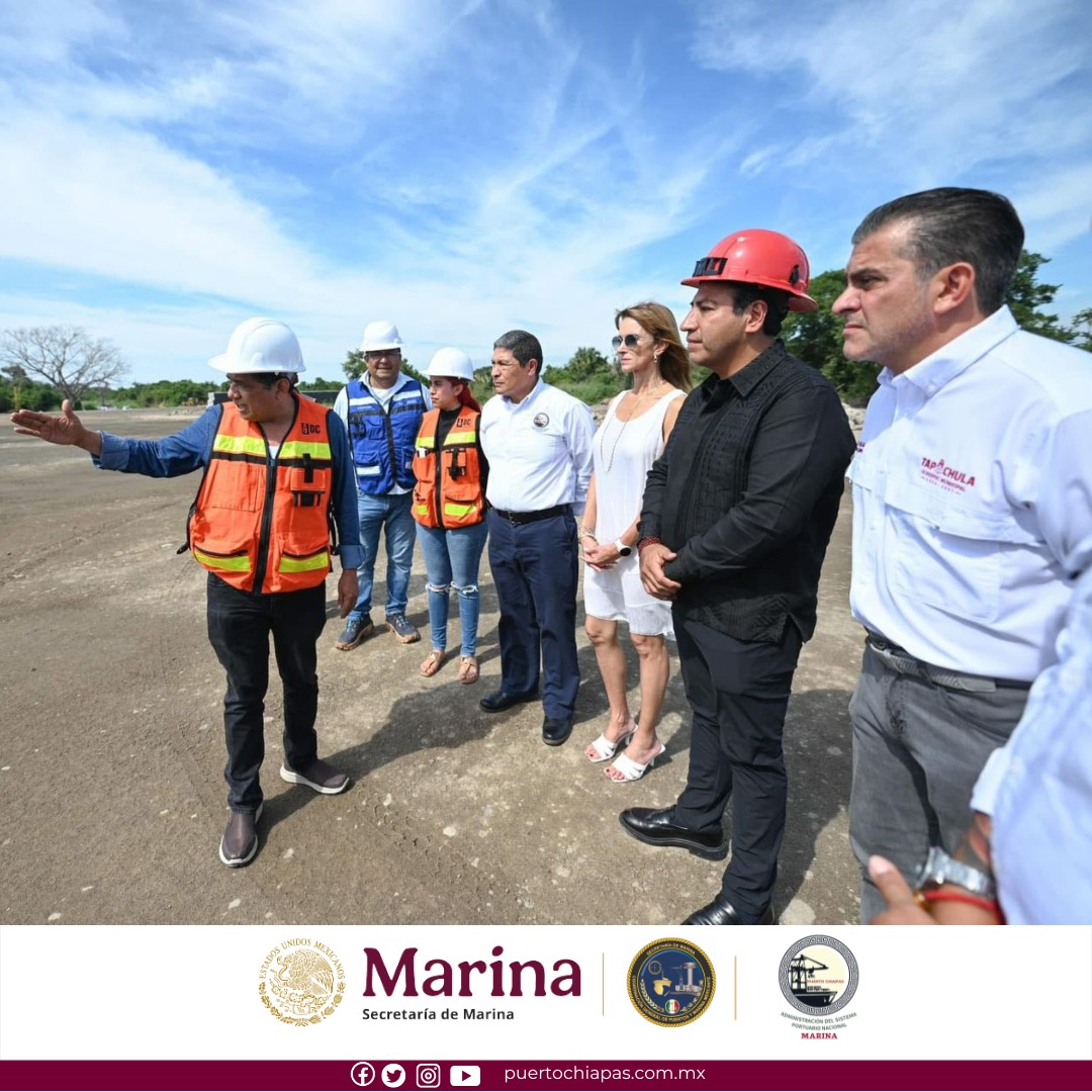 Boletín de visita de gobernador a PUERTO CHIAPAS