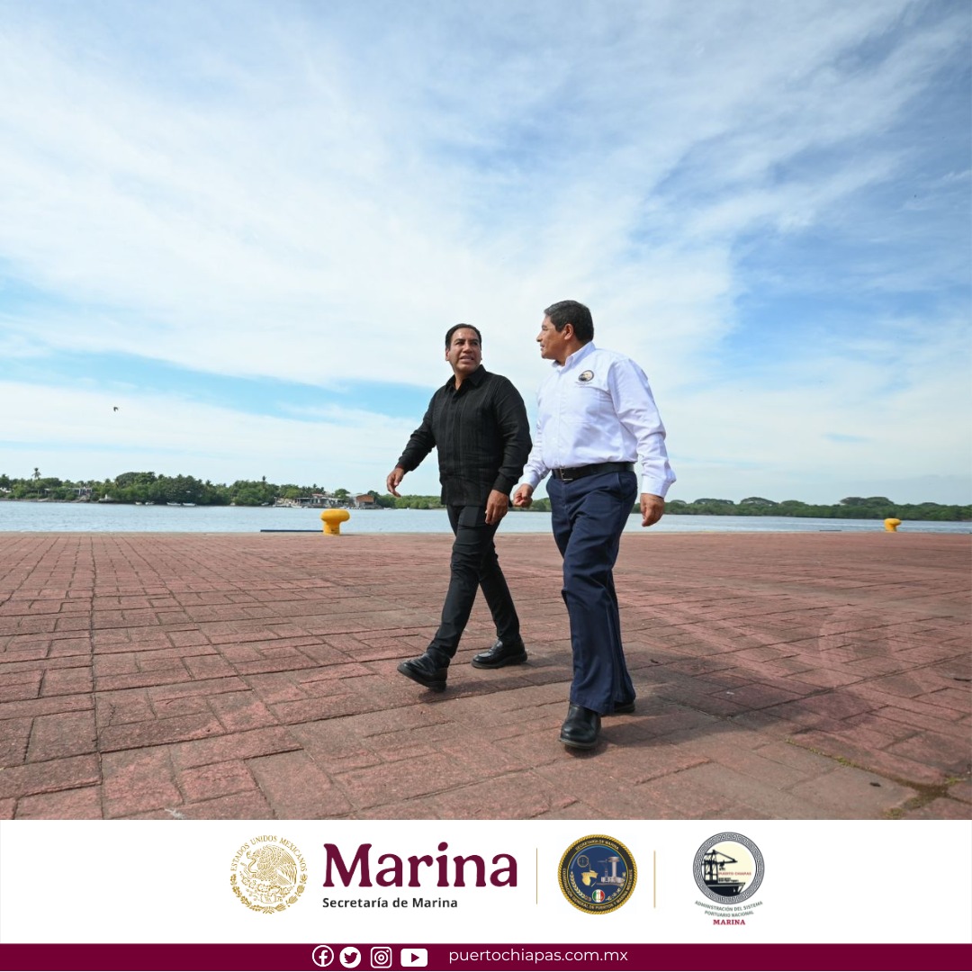 Boletín de visita de gobernador a PUERTO CHIAPAS