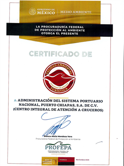 Puerto Chiapas participa en la Conferencia de Cruceros de la FCCA