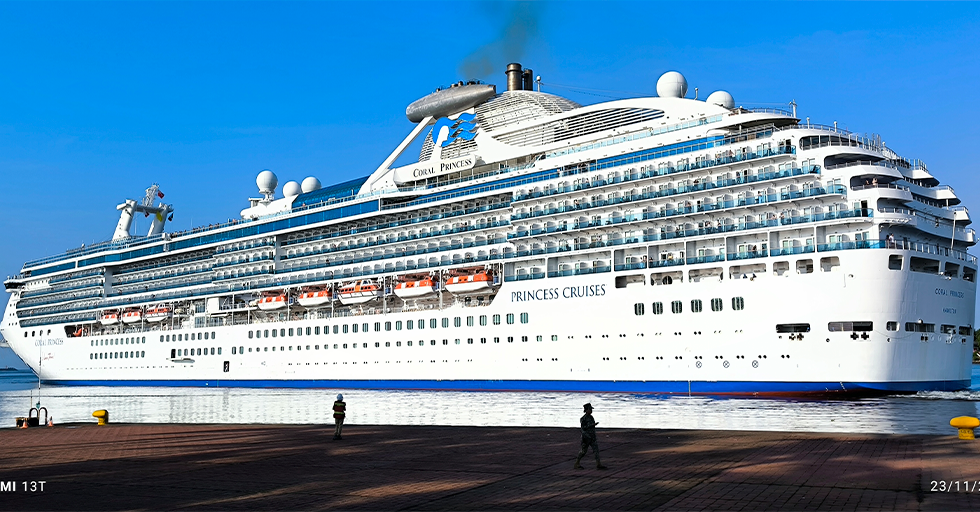 Bienvenido de regreso a Puerto Chiapas, Crucero Coral Princess.