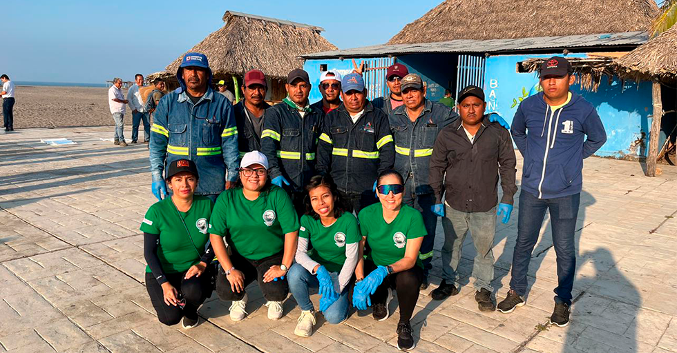 Limpieza de playas PUERTO CHIAPAS