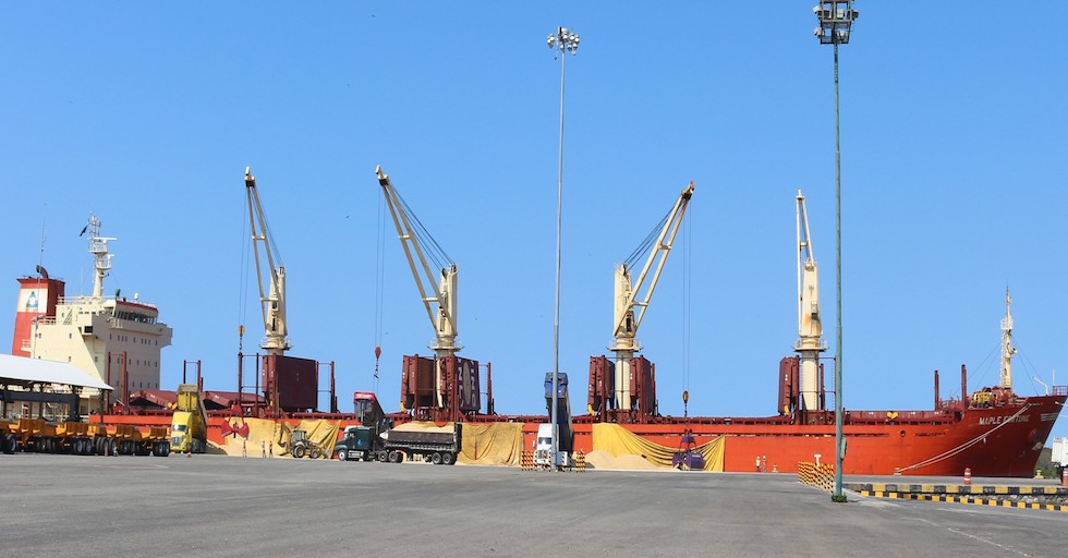 Arriba por primera vez a Puerto Chiapas el Buque “Maple Fortune”